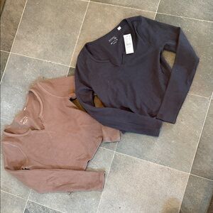 PacSun waffle Knit Top bundle -